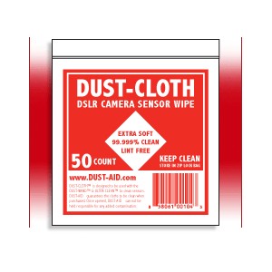 DUST AID Lingettes Coton x50