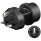 Adaptateur secteur UK, noir