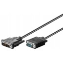 Câble DVI-I/VGA Full HD, nickelé