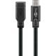 Rallonge USB-C™ USB 3.1 1re Génération, Noir