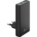 Chargeur rapide 90° 1x USB-C / 1x UBS-A 65W noir