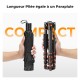 K&F Trepied carbone + rotule 25mm Charge 8kg
